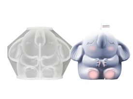 Molde silicona elefante trompa